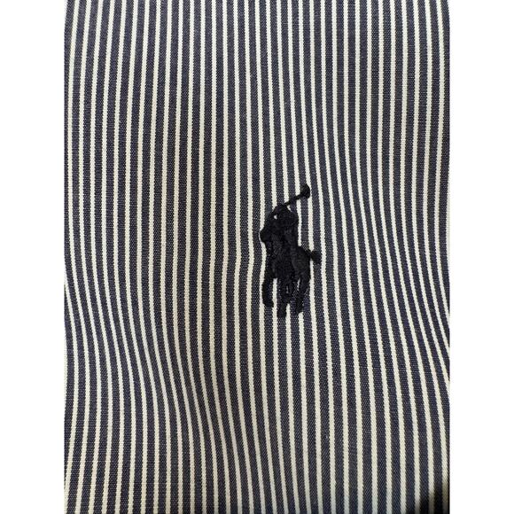 Polo Ralph Lauren Andrew Gray Button Down Cotton Oxford Shirt Large 17 1/2 32/33 - Picture 2 of 4